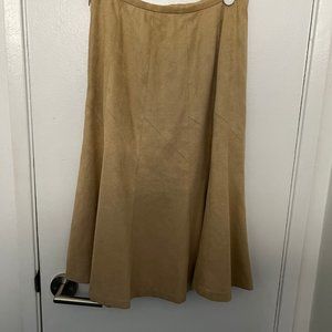 Talbots Faux Suede skirt SZ 4